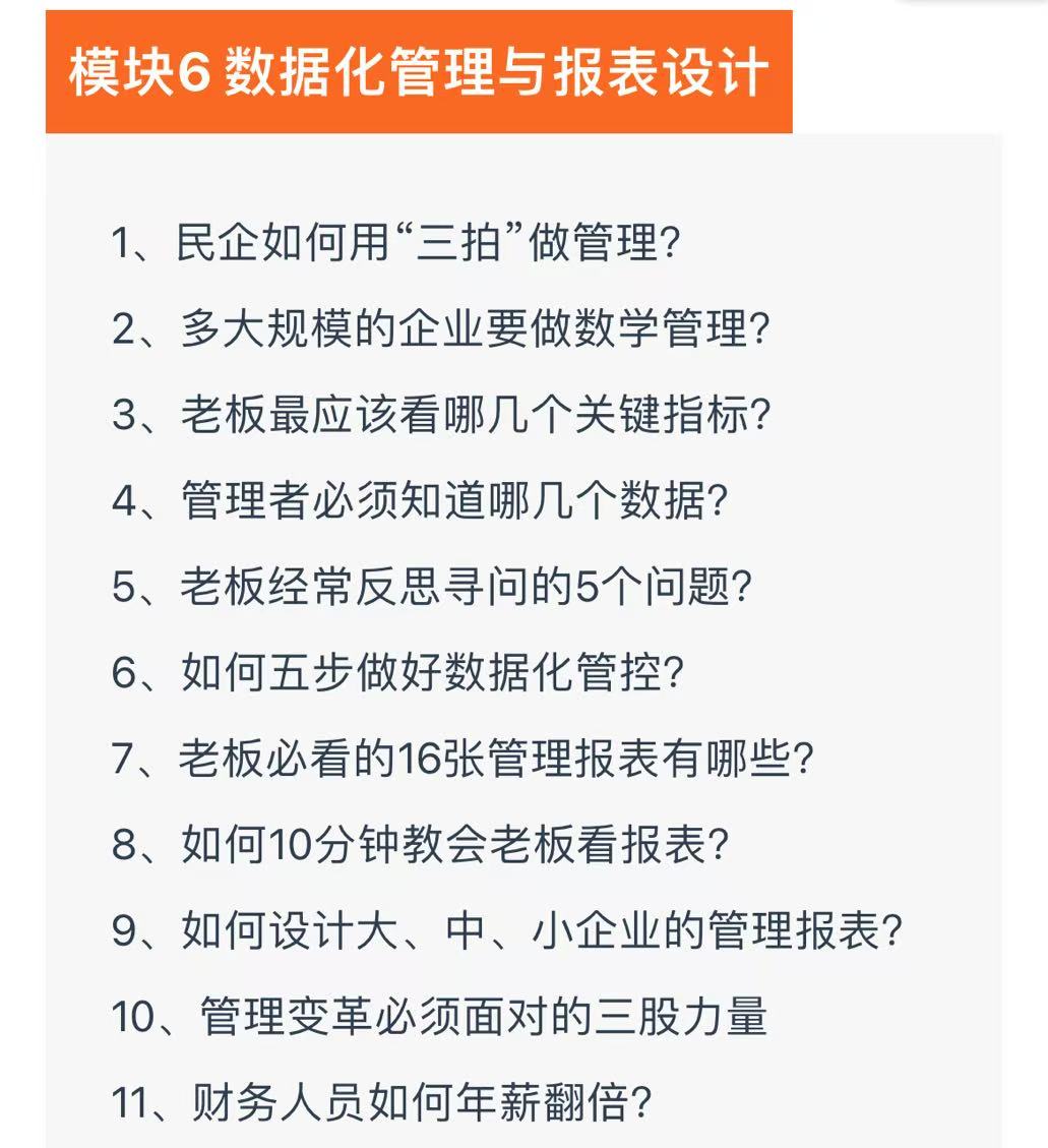 老板利润管控