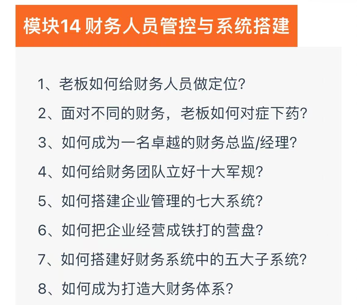 老板利润管控