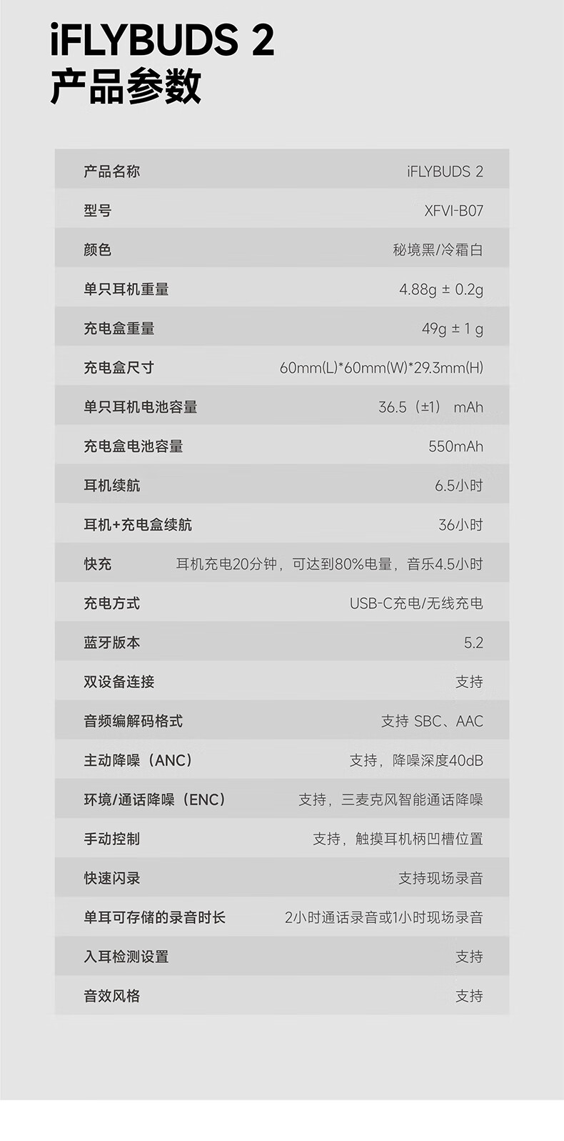 科大讯飞(iFLYTEK)录音降噪会议蓝牙耳机 科大讯飞(iFLYTEK)录音降噪会议蓝牙耳机